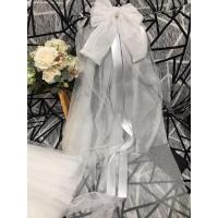 ราคา เวลเจ้าสาว สีขาว แบบหวีมีโบว์ (2965189412)