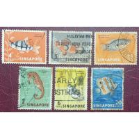 ราคา แสตมป์ต่างประเทศสิงคโปร์จำนวน 6 ดวงใช้งานแล้วเก่าเก็บน่าสะสม (11458737635)