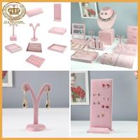 ราคา เขา ถาดเครื่องประดับสีชมพูมีสไตล์ ที่วางโชว์สร้อยคอแฟชั่น ที่วางต่างหู (40126918794)
