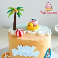 ราคา ตุ๊กตา ลูกหมู ห่วงยางเป็ด โมเดลตรีมทะเล ชายหาด แต่งเค้ก 1627 2057 2058 2059 2060 2061 2062 2063 2064 (22560836899)