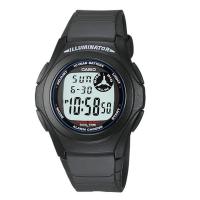 ราคา CASIO นาฬิกาข้อมือผู้ชาย สายเรซิ่น รุ่น F-200W-1A - Black (318772713)