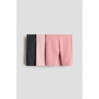 ราคา H&M(เอชแอนด์เอ็ม) กางเกงขาสั้นผ้าฝ้ายสำหรับปั่นจักรยาน 3 ชิ้น เด็กผู้หญิง 1320108_1 (26694075043)