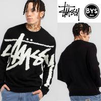 ราคา (เก็บโค้ดลด 30%) [สินค้าของแท้] Stussy Stock Kint Sweatshirt (Au) [พร้อมส่ง] (29365418378)