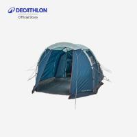 ราคา Decathlon Camping Tent With Poles เต็นท์ตั้งแคมป์พร้อมเสา รุ่น Arpenaz 4.1 สำหรับ 4 คน 1 ห้องนอน - Blue (42308714038)