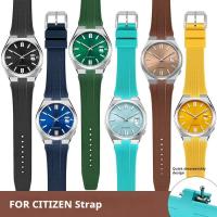 ราคา Fluoro สายยางสําหรับ Citizen NJ0150 NJ0151 0158 Quick Release Pin Buckle Men Soft FKM Sport กันน้ําเปลี่ยนนาฬิกา 9 มม. (48105679308)
