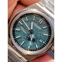 ราคา นาฬิกาข้อมือ Citizen Zenshin Mechanical Light Blue Dial Super Titanium Bracelet NJ0180-80X (27468571443)