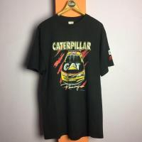 ราคา Vintage 90s nascar shirt caterpillar racing TAG:Delta รูมด/ไม่มีข้าง/เข็บคู่บนล่าง XL Chest: 23” Length: 32.5” (14322392285)