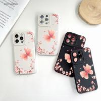 ราคา Samsung Galaxy Note 20 10 9 8 Lite Plus Ultra เคสซัมซุง ผีเสื้อสีชมพู เคสโทรศัพท์ เคส สำหรับ (21196294993)