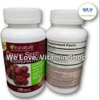 ราคา Trunature​ Grape​ Seed​ &​ Resveratrol, 150​ Tablets (2819477902)