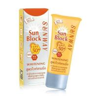 ราคา Sunway Sun Block Cream SPF50+ PA+++ #1 สีขาว 30 g (8415801063)