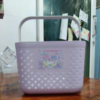 ราคา ถูกมาก ทวิน สีม่วง ตะกร้า หูหิ้ว ขนาด 22. 5*16.5*22.5 ซม. (53000738922)