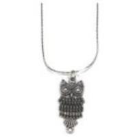 ราคา TANITTgemsสร้อยคอทองคำขาวประดับจี้นกฮูก - White Gold (1285493015)