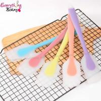 ราคา ไม้พายซิลิโคน ทนความร้อน ไม้พายทำขนม ทูโทนปลายใส (27 cm) (133555833)