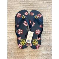 ราคา New!! Flip flops Tory Burch Navy Size 8 น้องมาแต่ตัวไม่มีกล่องน้าา (20694847497)