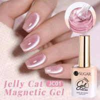 ราคา UR SUGAR Cat Eyes Magnetic Nail Gel Polish Pink Glitter Magnetic Nail Gel Jelly Color Nail Gel15ml (26186790974)