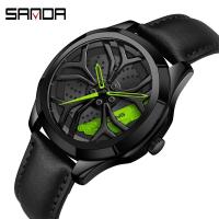 ราคา Sanda ขายดี นาฬิกาข้อมือควอตซ์แฟชั่น สไตล์สปอร์ต หรูหรา สําหรับผู้ชาย 1065-112 (16551231495)