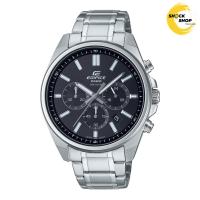ราคา CASIO EDIFICE นาฬิกาข้อมือผู้ชาย รุ่น EFV-650D-1AV วัสดุสเตนเลสสตีล สีดำ คาสิโอ (25846994486)