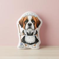 ราคา หมอนไดคัทสกรีนรูป พิมพ์2ด้าน ตุ๊กตา Pillowdoll ของขวัญวันเกิด หมอนน้องหมา French Maid Saint Bernard เซนต์เบอร์นาร์ด (52704080294)