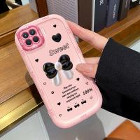 ราคา ปลอก Hp สําหรับ OPPO A93 2020 Reno 4F Reno4 F Reno 4 Lite F17 Pro Case Casing bow pattern Kasing HP Kesing Silicone Softcase ส่วนบุคคล full package contrast lens color Cesing (27244075150)