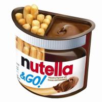 ราคา ‼️ค่าส่งถูกมาก‼️Nutella & Go นูเทลลา พร้อมบิสกิตแท่ง 48g ช็อคโกแลต สินค้านำเข้า พร้อมส่ง (8242443442)