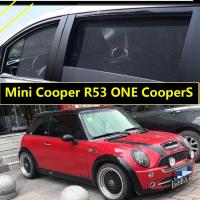 ราคา แม่เหล็กสําหรับ Mini Cooper R53 ONE 3 ประตู CooperS ม่านบังแดดรถยนต์ป้องกันรังสียูวีผ้าม่านรถอุปกรณ์เสริม (28043456029)