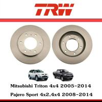 ราคา TRW จานเบรค จานเบรก Mitsubishi Triton 4x4 ปี 05-14, Pajero 4x2 4x4 ปี 08-14 ไททัล ปาเจโร่ สปอต 1คู่ (23768396957)