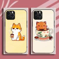 ราคา แมวสุนัขน่ารักการ์ตูนสําหรับ Huawei Nova 2i 3e 4 7 9 10 11 12 13 14 15Ultra Y6 7 8 9 กระจกนิรภัยซิลิโคนอ่อนนุ่ม BlackA05A (53604907309)