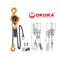 ราคา รอกโซ่มือโยก Lever Block Series ยี่้ห้อOKURA รุ่นE-OKLB 3.0T1.5M (28184210044)