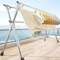 ราคา ราวตากผ้า สแตนเลส304 ราวตากผ้าสแตนเลส พับเก็บง่าย ยืดหดได้ ราวตากผ้า ใช้ได้ทั้งในบ้านและนอกบ้าน (22678362390)