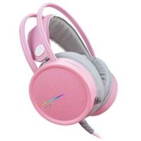 ราคา Nubwo X98 Gaming Headset หูฟังเกมมิ่ง 7.1 ไฟ LED สเปกตรัม (สีชมพู) (12630927910)