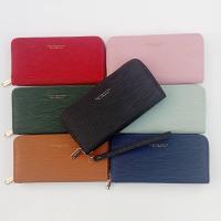 ราคา กระเป๋าสตางค์ใบยาว Nattha แบบซิปรอบ หนังPUอัดลายไม้ รุ่น Z0274 (19296270971)