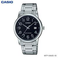 ราคา CASIO STANDARD นาฬิกาผู้ชาย สายสแตนเลส รุ่น MTP-V002D-1B (1608632803)