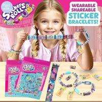 ราคา สติกเกอร์ กำไลข้อมือสติ๊กเกอร์ สร้อยข้อมือลูกปัด DIY สติกเกอร์เด็ก ของขวัญ สวมใส่ได้และแบ่งปันได้ 70/140 ชิ้น (44263532804)