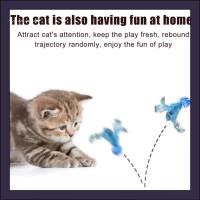 ราคา [WX] ของเล่นแมวแบบโต้ตอบพร้อมลูกขนนก ของเล่นแมว ลูกบอลขนนกแมว ชุดของเล่น 5 ชิ้น ลูกบอลมินิพร้อมขนนกสําหรับแมวในร่มสนุกของเล่นฟันออกกําลังกายสําหรับผู้ซื้อทางก (26737257171)