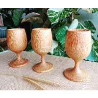 ราคา แก้วไวน์แก้วแชมเปญไม้มะพร้าว งานฝีมือธรรมชาติ (19157635090)
