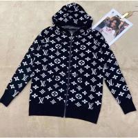 ราคา พร้อมส่ง -ไหมพรมมีฮู้ด LV,คอล ใหม่ล่าสุด มีซิปหน้า งานสวยหรู ดูดี ผ้าเนื้อดี เกรดคุณภาพ ใส่สบาย ทอลายแบรนด์ อก 42- 52 (22112890863)