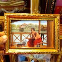 ราคา กรอบรูป ภาพมงคล รัชกาลที่ 5 ทรงกับข้าว 13x19 ซม. (18979405042)