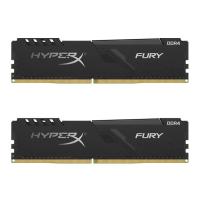 ราคา KINGSTON 8GB (4GBx2) DDR4/2666 PC RAM, HyperX FURY BLACK (HX426C16FB3K2/8) (8945333247)
