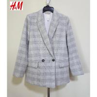 ราคา ็H&M เสื้อสูท ผู้หญิง สีเทาอ่อน อก 35 นิ้ว มือสอง (28292517622)