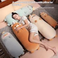 ราคา สัตว์น่ารักหมอนยาวสําหรับเด็กผู้หญิงนอนหมอนหอพักไดโนเสาร์, เพนกวิน, หมี, หมูด้านข้างนอนขาหมอนของเล่นตุ๊กตาเบาะพนักพิง (48953311109)