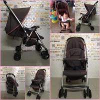 ราคา รถเข็นเด็กมือ2ยี่ห้อcombiสีน้ำตาลขลิปชมพู (5443942148)