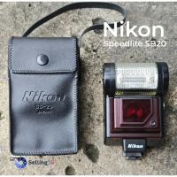 ราคา แฟลช Nikon Speedlight SB-20 Camera Flash with Original Leather Case – Vintage Classic (9686044912)