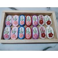 ราคา กิ๊บติดผมดอกไม้ไหมพรม (22958775019)