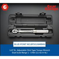 ราคา BLUE-POINT NO.BP501NMRMH 1/4"Dr. Adjustable Click Type Torque Wrench Dual Scale Range 1.4-5.4Nm Factory Gear By Gear Gar (2855841501)