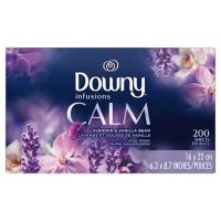 ราคา Downy Infusions Calm, Lavender & Vanilla Bean, 200 ct Dryer Sheet แผ่นหอมอบผ้า ดาวน์นี่ อินฟิวชั่น​ 200แผ่น (9864566153)