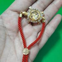 ราคา ข้อมือกังหันเต่าใบพัดหมุนได้เชือกแดง (2720629526)