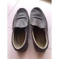 ราคา Taywin Original Style รองเท้าผู้ชาย-รองเท้าคัทชูหนังชามัวร์น้ำตาล-(ของมือสอง) (13672800436)