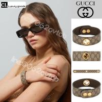 ราคา shopee ใหม่ถูกที่สุดของแท้ สร้อยข้อมือ Gucci Blondie leather bracelet (29426193404)