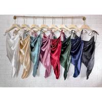 ราคา เสื้อสายเดี่ยวผูกไหล่ คอถ่วง ปาดข้างเก๋ๆ เนื้อผ้าซาตินลื่นๆ (11934861044)