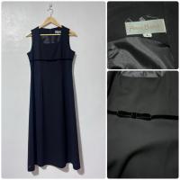 ราคา Anne Basket เดรสยาว แขนกุด คอเหลี่ยม สีดำ เดรสญี่ปุ่นมือสอง (43677004262)